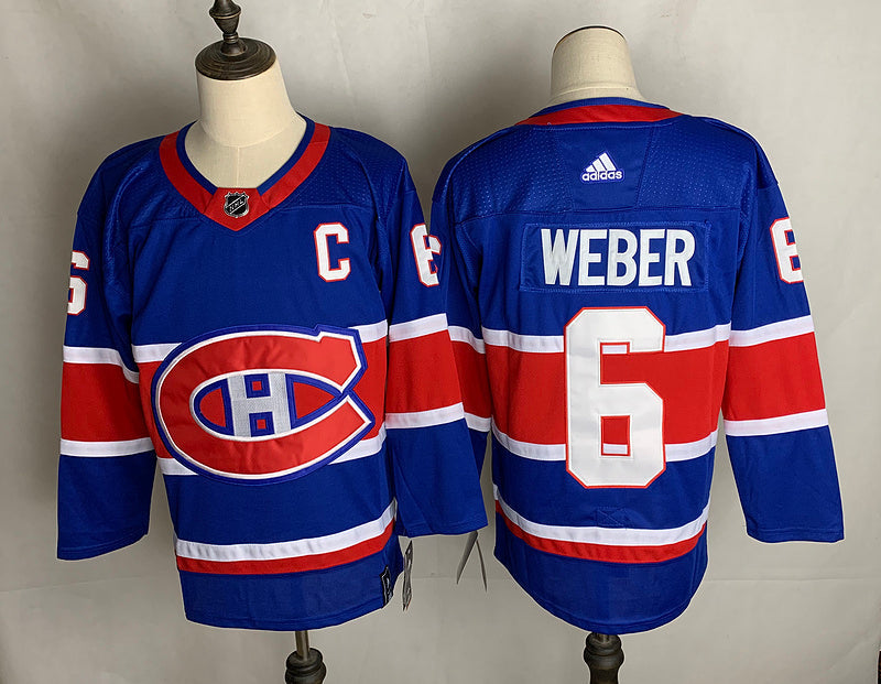 Men's Montreal Canadiens Shea Weber #6 Blue Player Game Jerseys