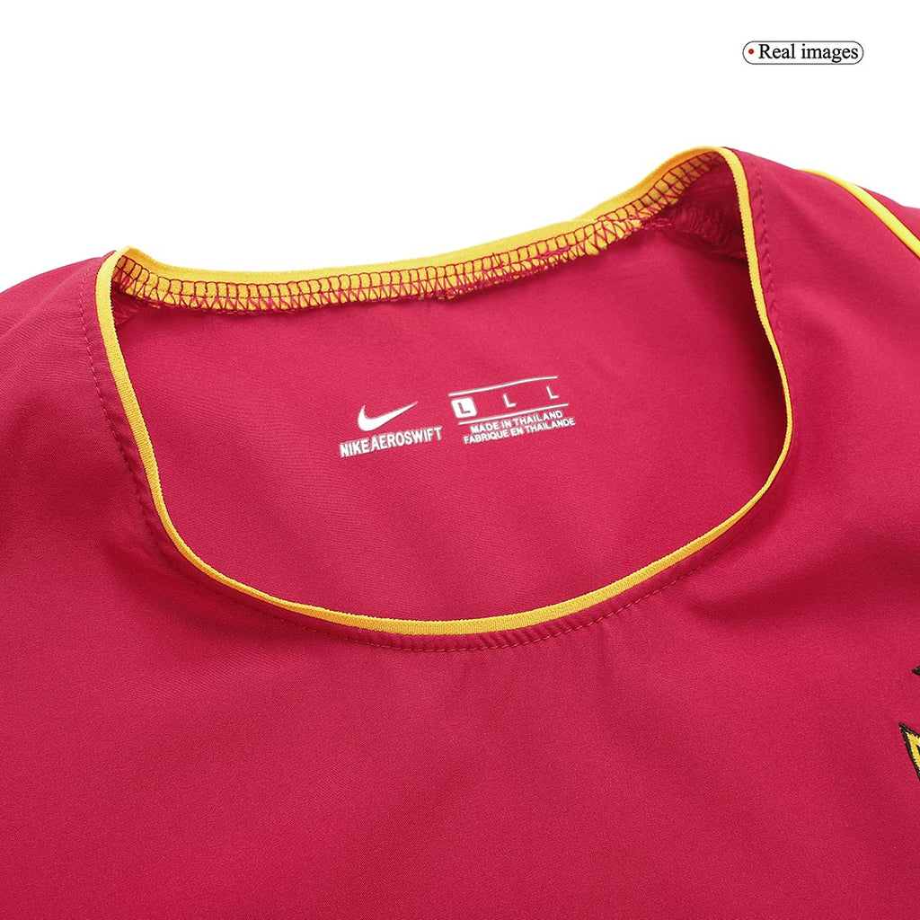 Figo #7 Retro Portugal Home Jersey World Cup 2002 Image 3