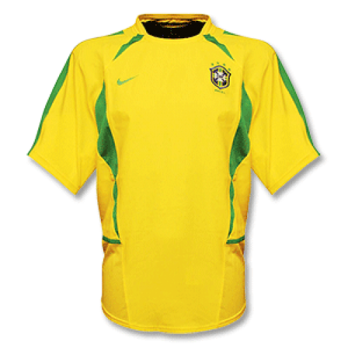 Ronaldo #9 Retro Brazil Home Jersey World Cup 2002 Image 3