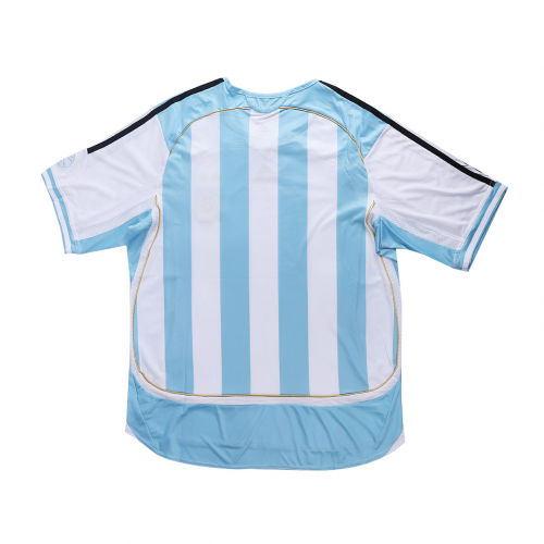 RIQUELME #10 Retro Argentina Home Jersey World Cup 2006 Image 4