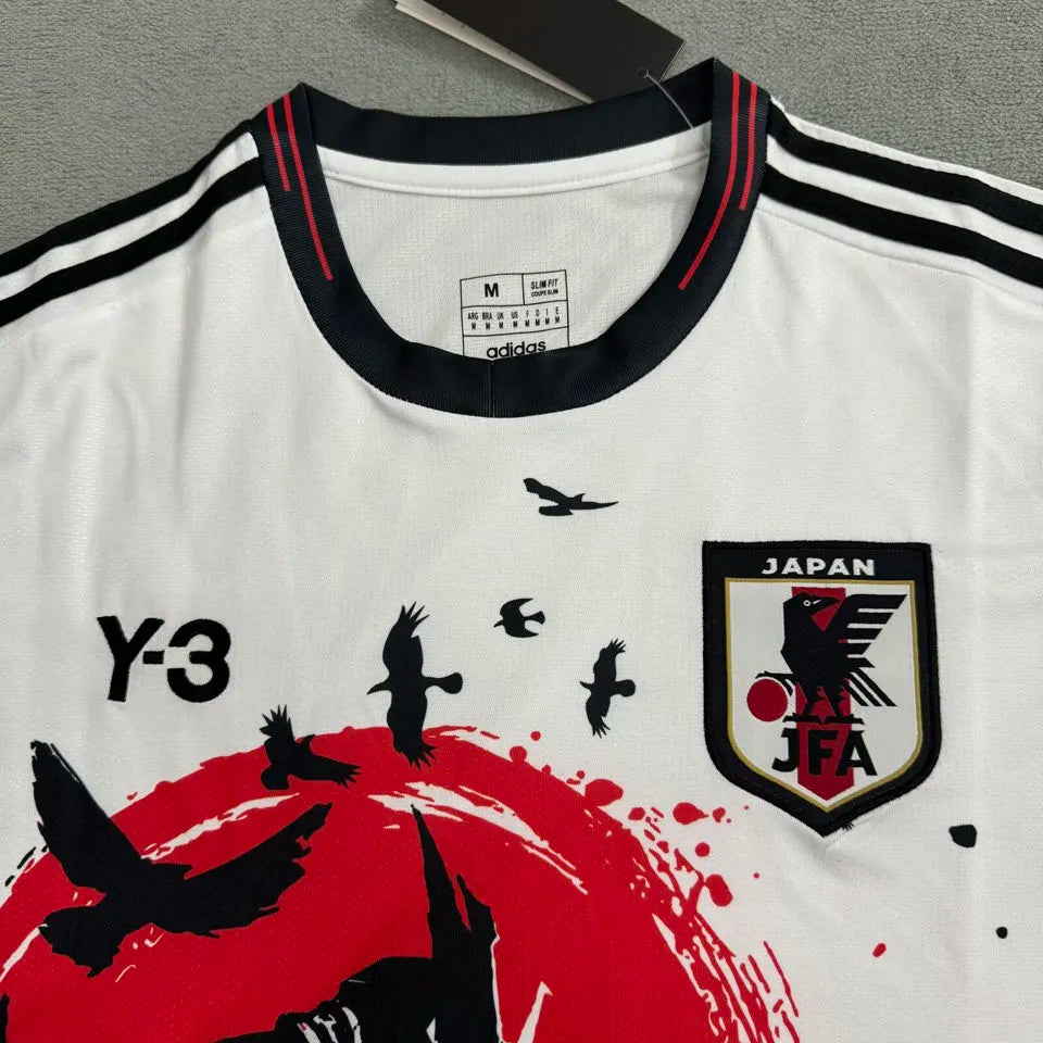 2024/25 Japan Y-3 White Special Edition Fans Jersey Detail 1