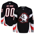 Men's Buffalo Sabres Black Alternate Authentic Custom Jerseys