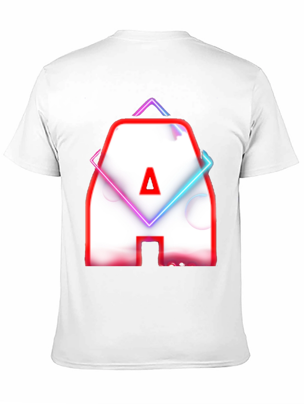 Neon Letter A Graphic T-Shirt - Modern Design