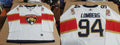 Men's Florida Panthers Ryan Lomberg #94 White Game Jerseys