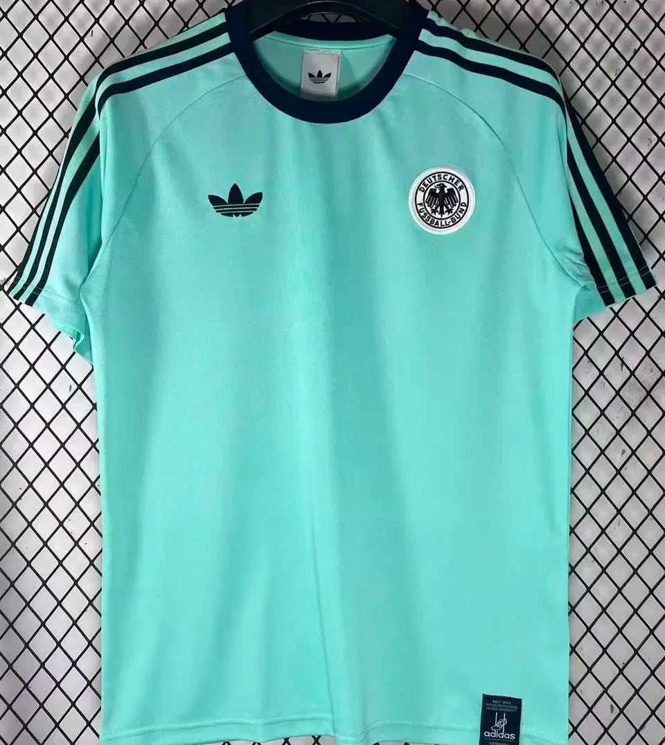 2026/27 Germany Blue Retro Style Soccer Jersey Front