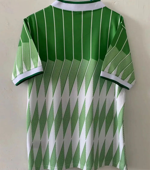 1995 Bolivia Home Green White Retro Soccer Jersey Back