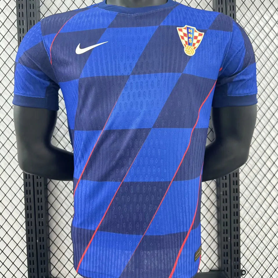 2024/25 Croatia Away Player Version Soccer Jersey Front