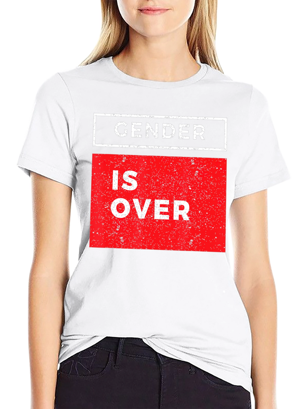 Gender is Over Graphic Tee - Unisex Black T-Shirt