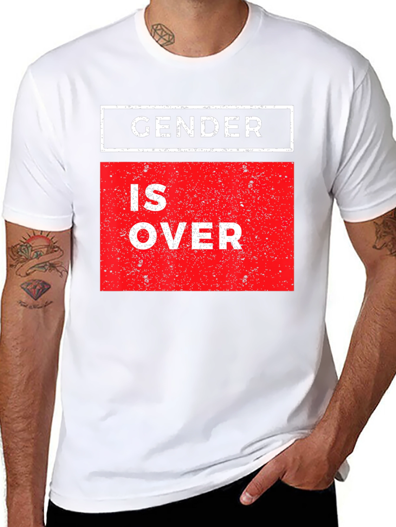 Gender is Over Graphic Tee - Unisex Black T-Shirt