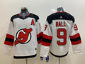 Men's New Jerseys Devils Taylor Hall #9 White Player Game Jerseys