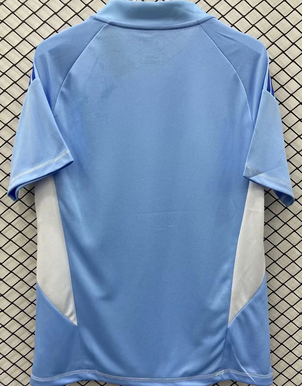 2024/25 Spain Blue Goalkeeper Fans Soccer Jersey Back