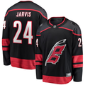 Men's Carolina Hurricanes Seth Jarvis #24 Black Player Game Jerseys