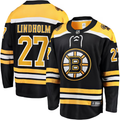Men's Boston Bruins Hampus Lindholm #27 Black Replica Player Jerseys