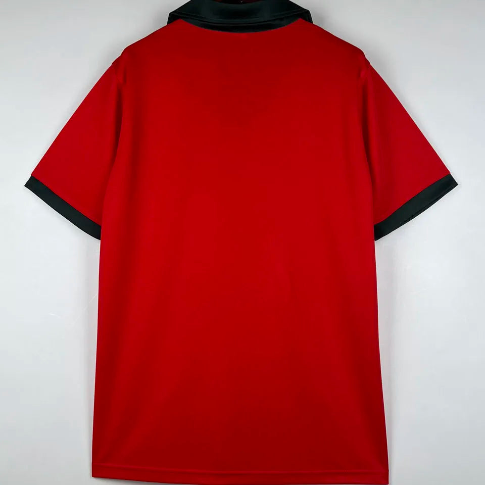 1972 Portugal Home Retro Soccer Jersey Back