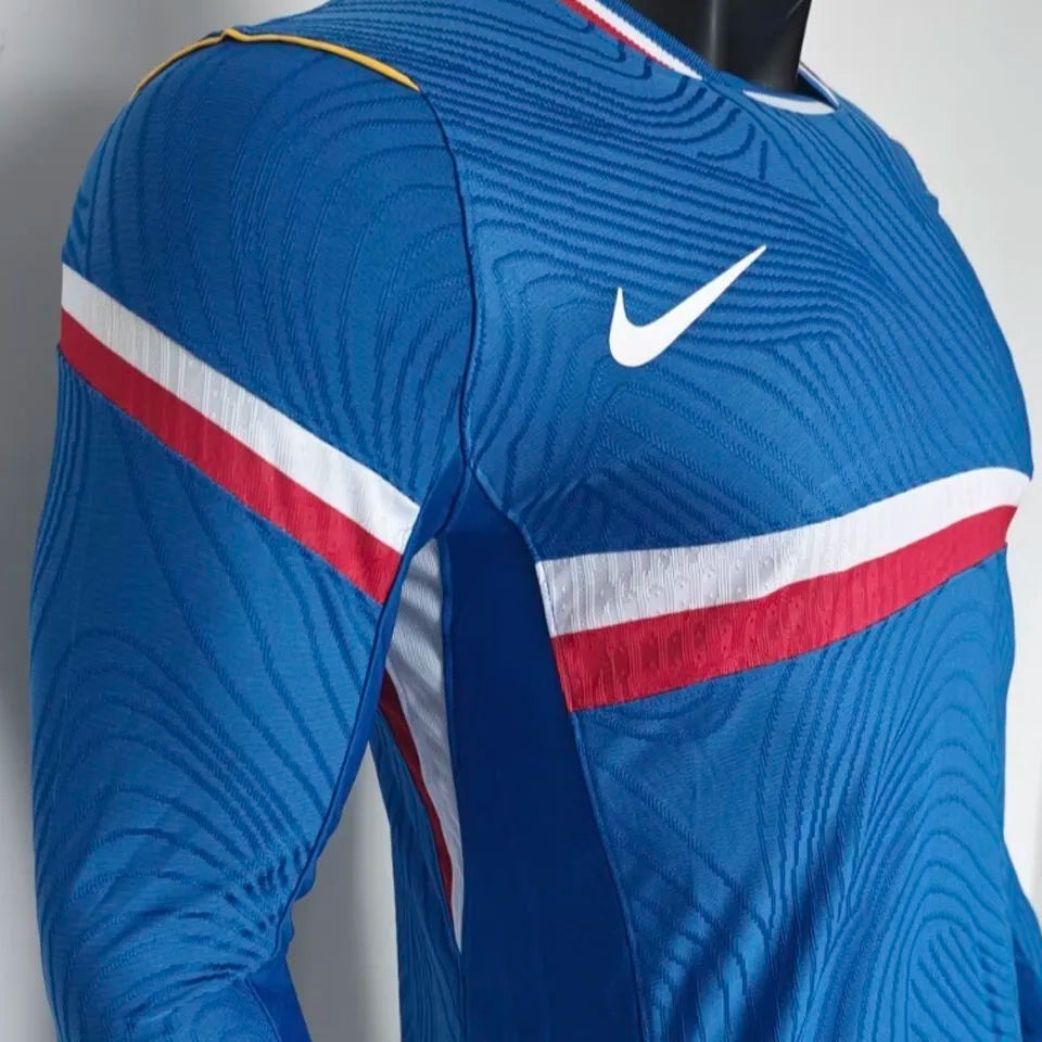 2026/27 France Special Edition Player Version Long Sleeve Soccer Jersey Detail 4