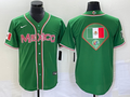 Men's 2023 World Baseball Classic Mexico Green Alternate Game Jerseys