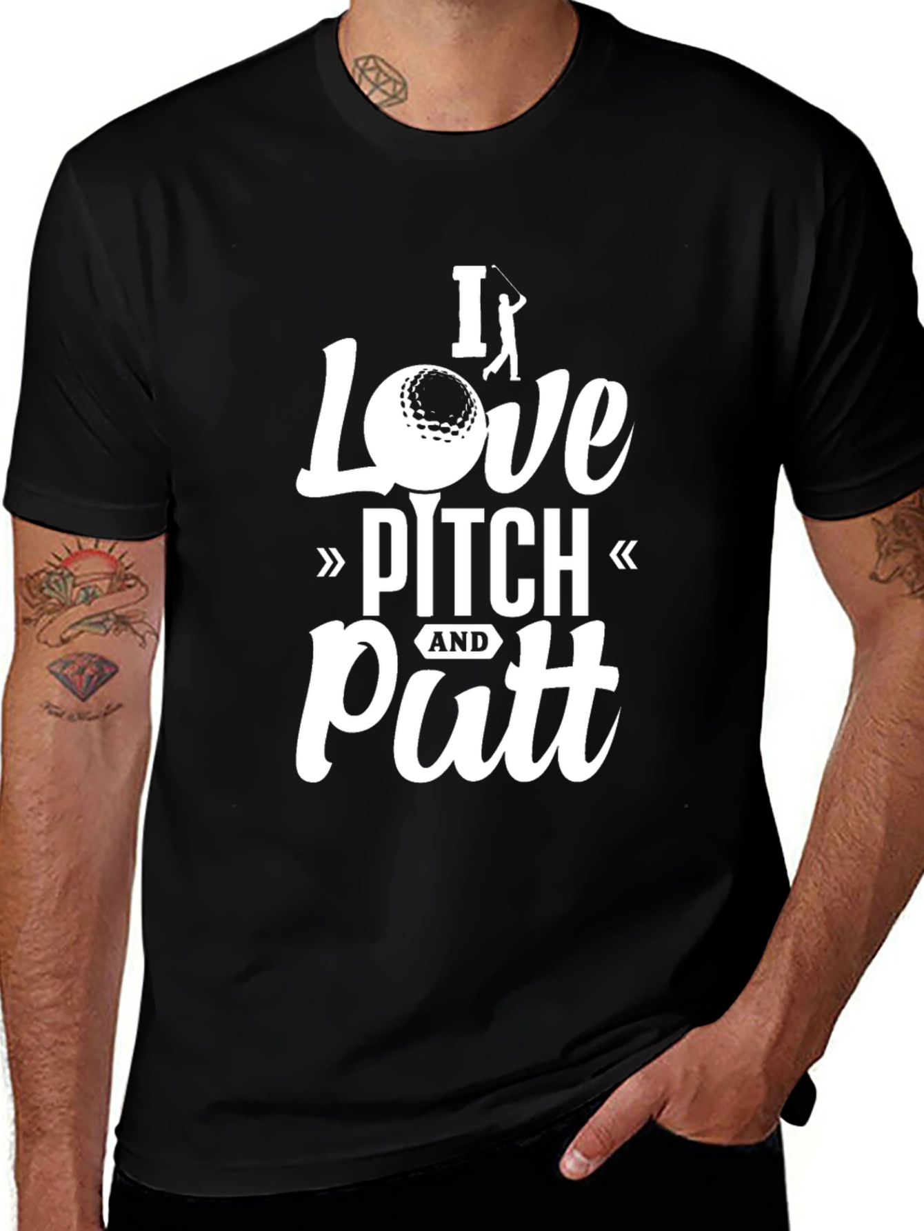 I Love Pitch and Putt Golf T-Shirt