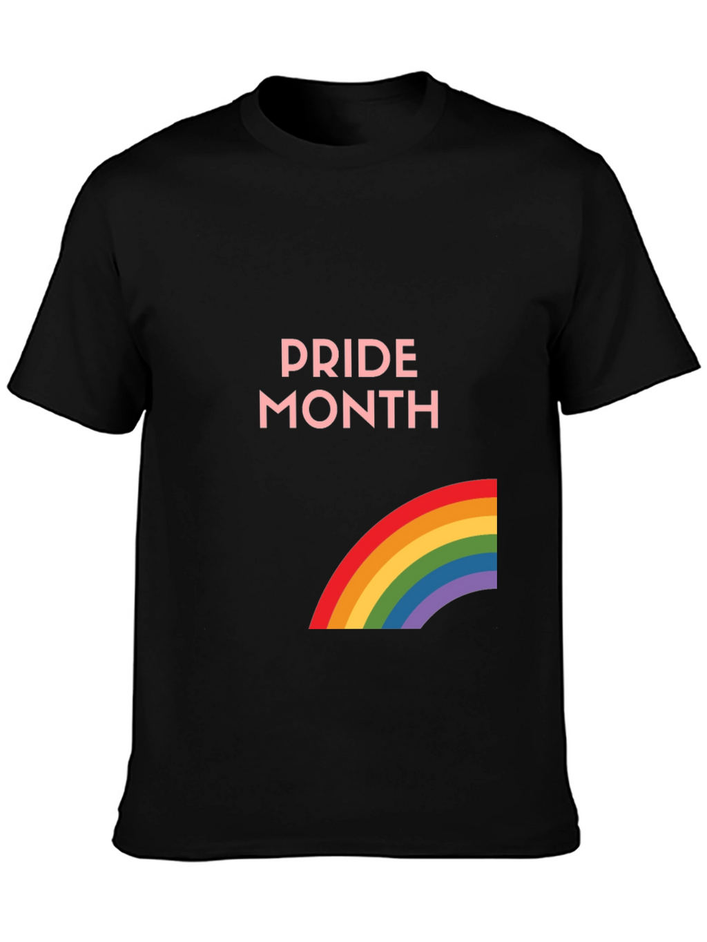 Pride Month Rainbow Graphic Tee