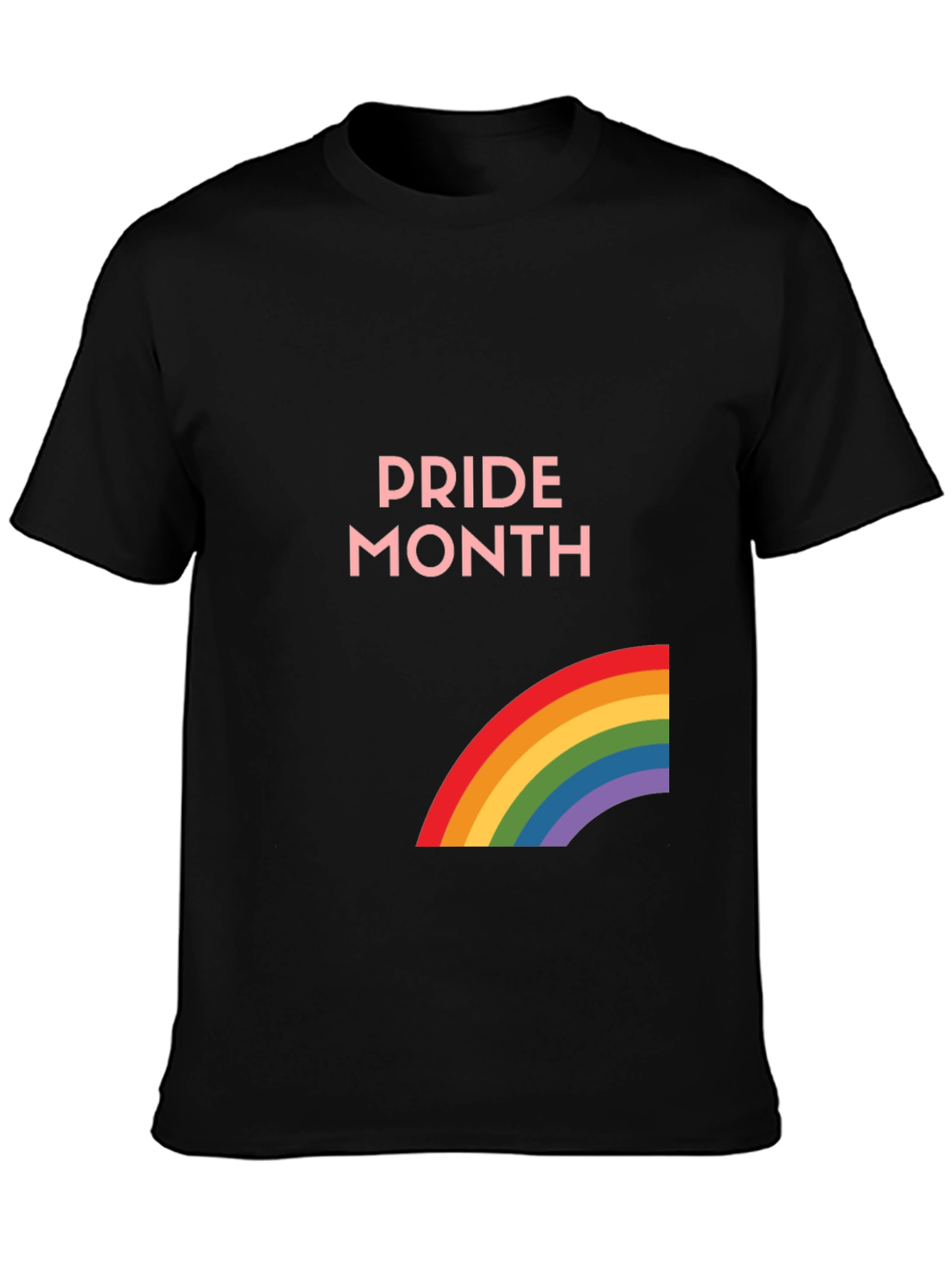 Pride Month Rainbow Graphic Tee
