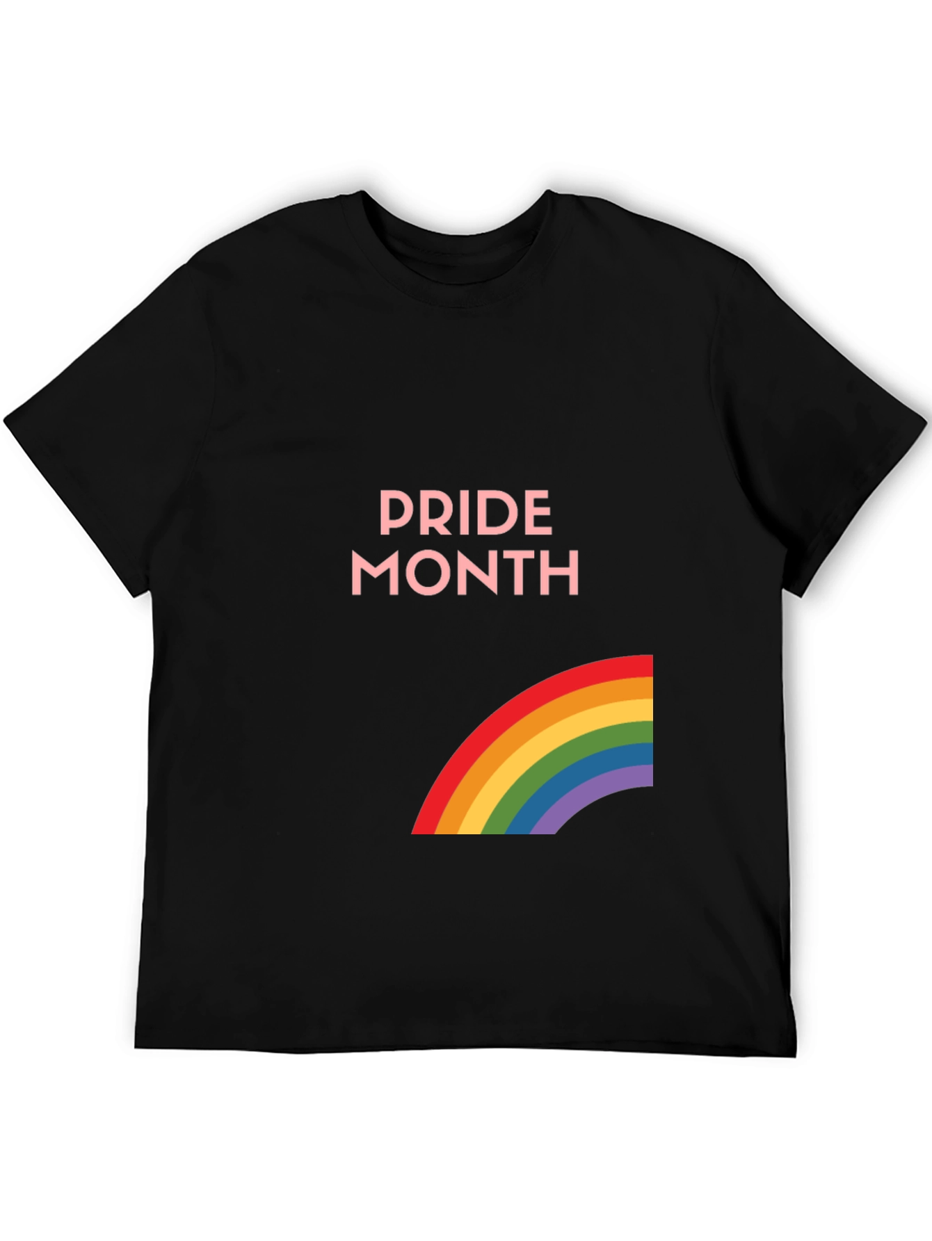 Pride Month Rainbow Graphic Tee