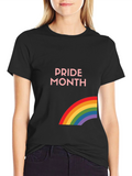 Pride Month Rainbow Graphic Tee