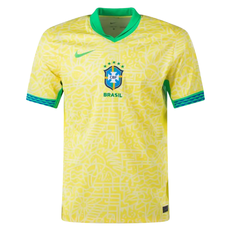 24/25 Brazil Home Jersey Front