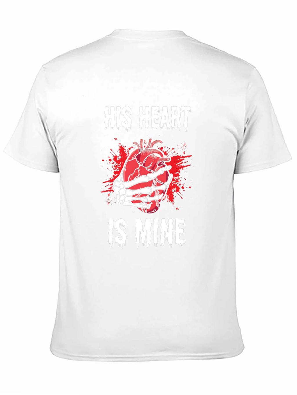 His Heart is Mine T-Shirt - Gothic Valentines Day