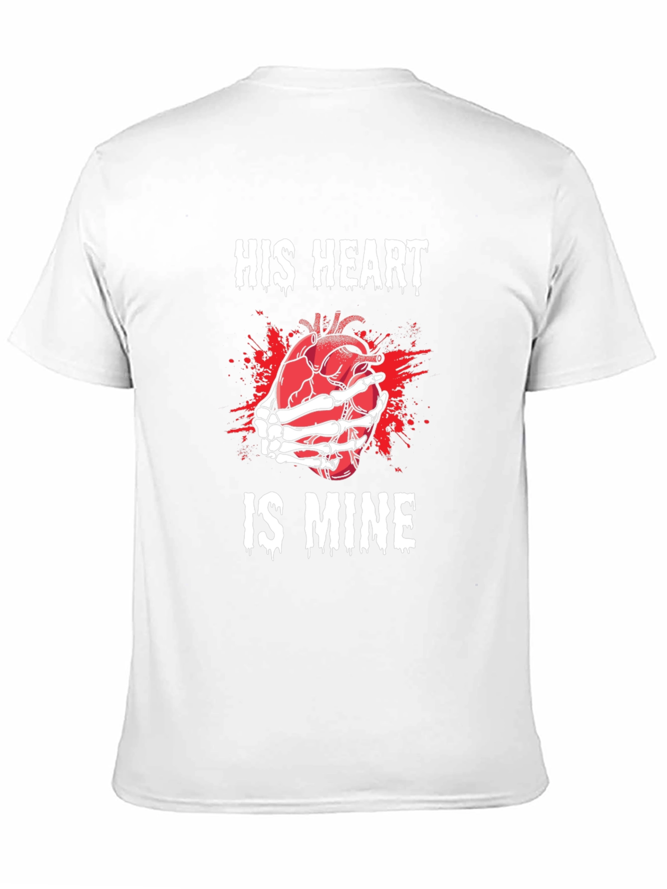 His Heart is Mine T-Shirt - Gothic Valentines Day