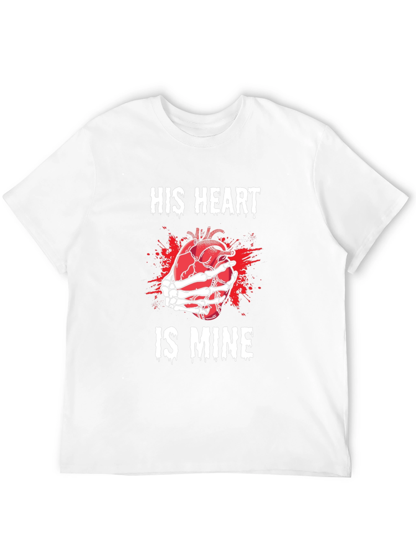 His Heart is Mine T-Shirt - Gothic Valentines Day