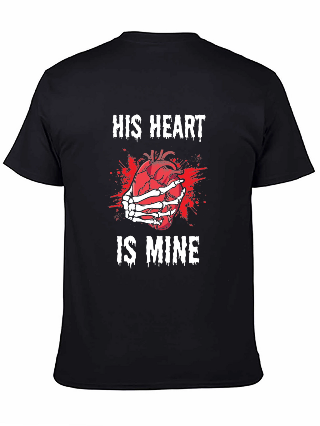His Heart is Mine T-Shirt - Gothic Valentines Day