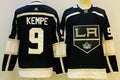 Men's Los Aneles Kings Adrian Kempe #9 Black Game Jerseys