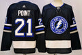 Men's Tampa Bay Lightning Brayden Point #21 Blue Game Jerseys