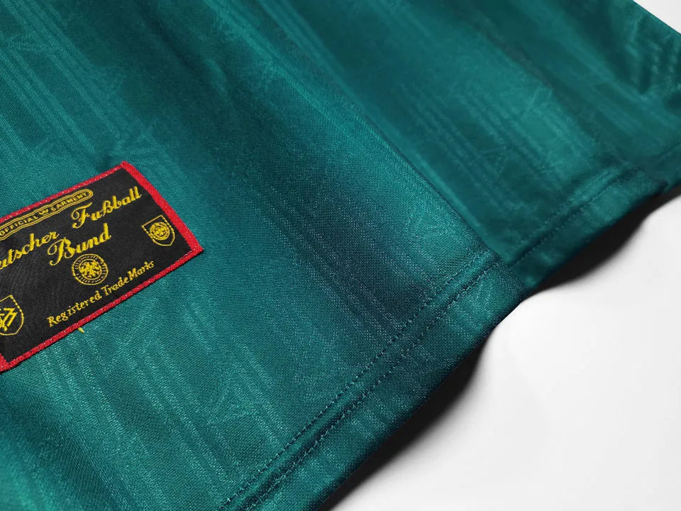 1996/97 Germany Away Green Retro Soccer Jersey Detail 2