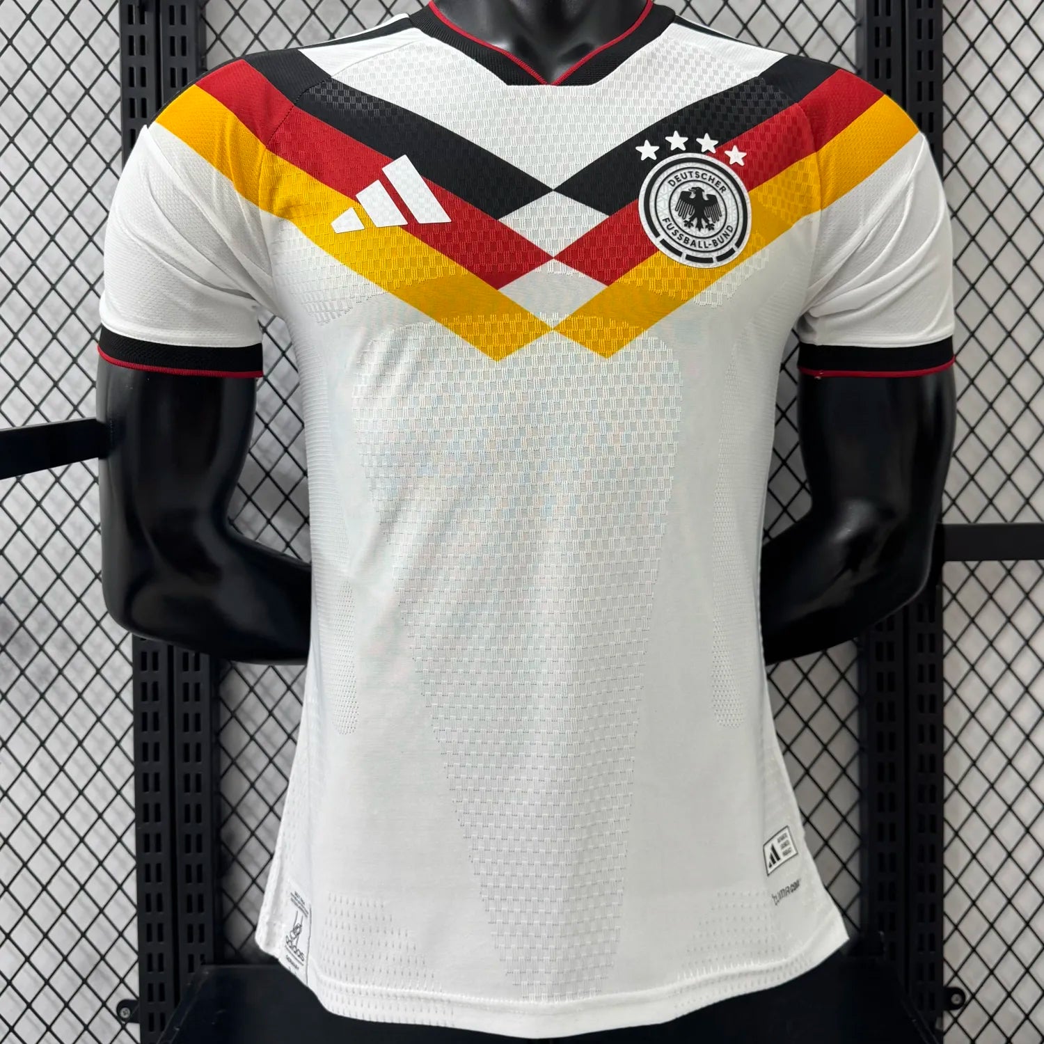 2026/27 Germany Home White Player Version Soccer Jersey Detail 1