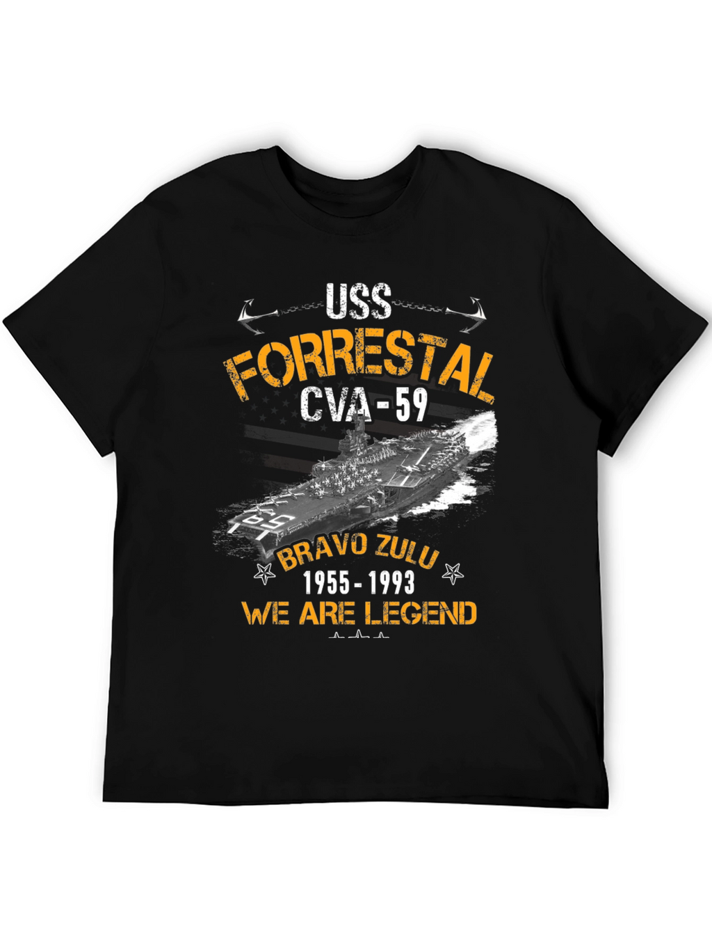 USS Forrestal CVA-59 Graphic Tee