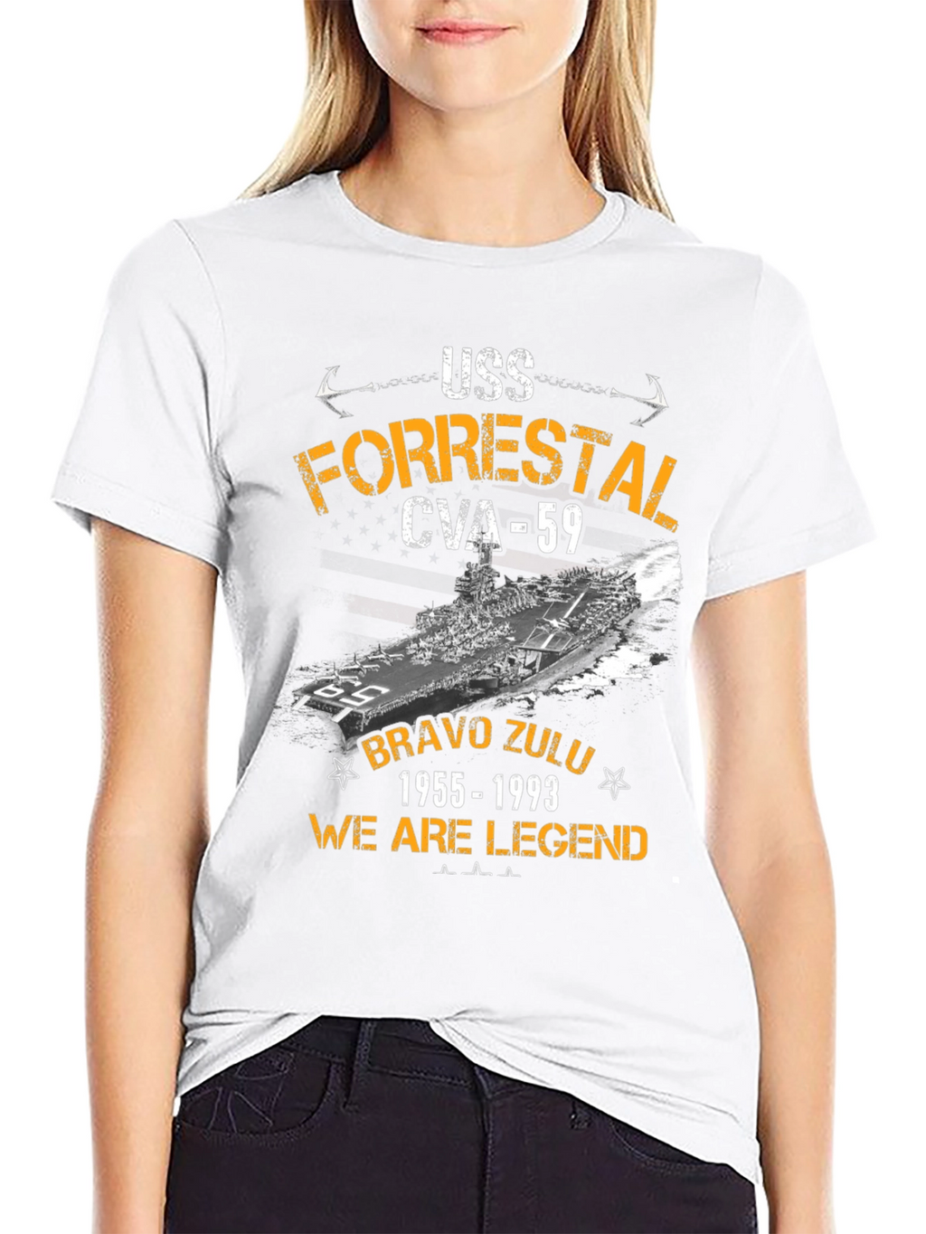 USS Forrestal CVA-59 Graphic Tee