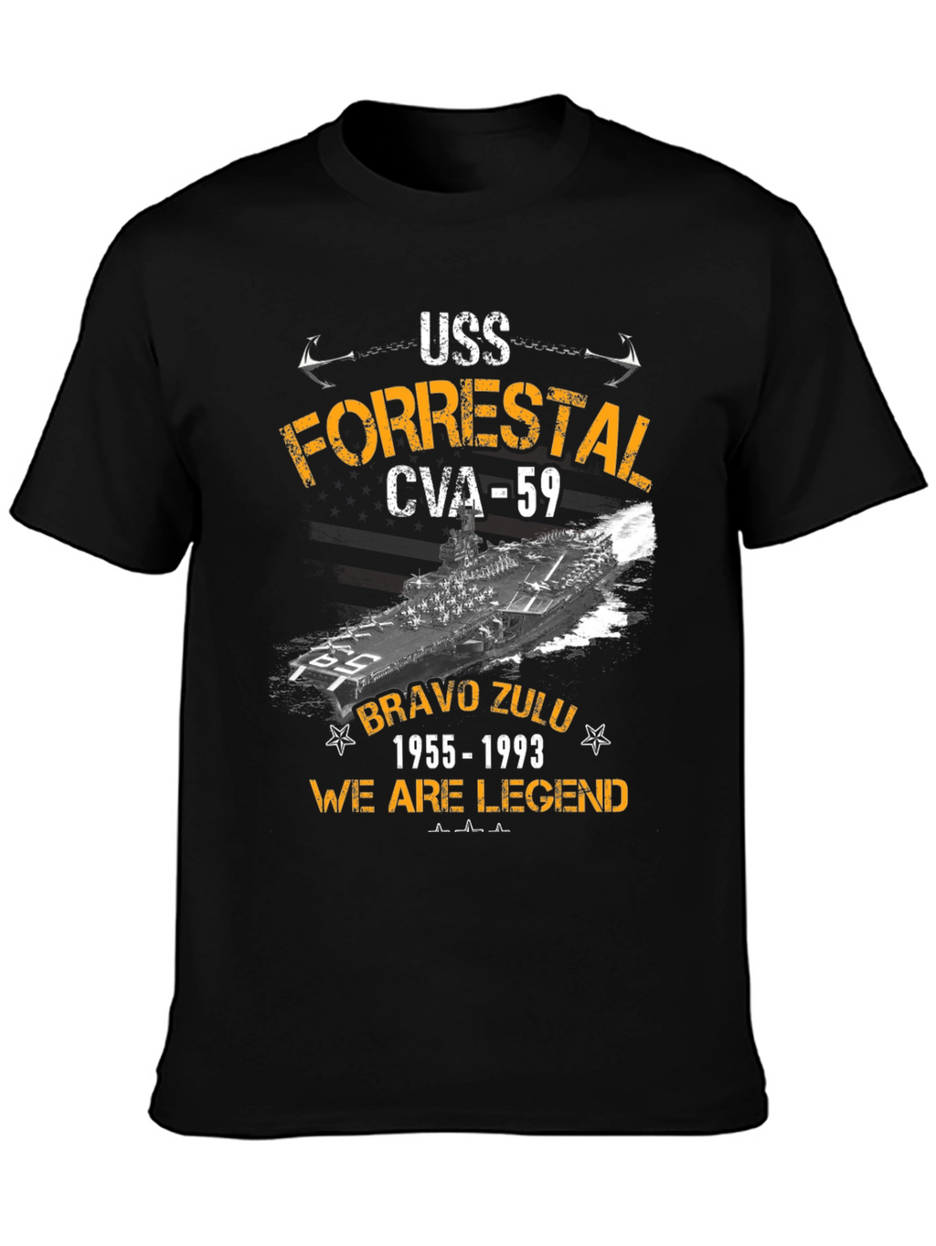 USS Forrestal CVA-59 Graphic Tee