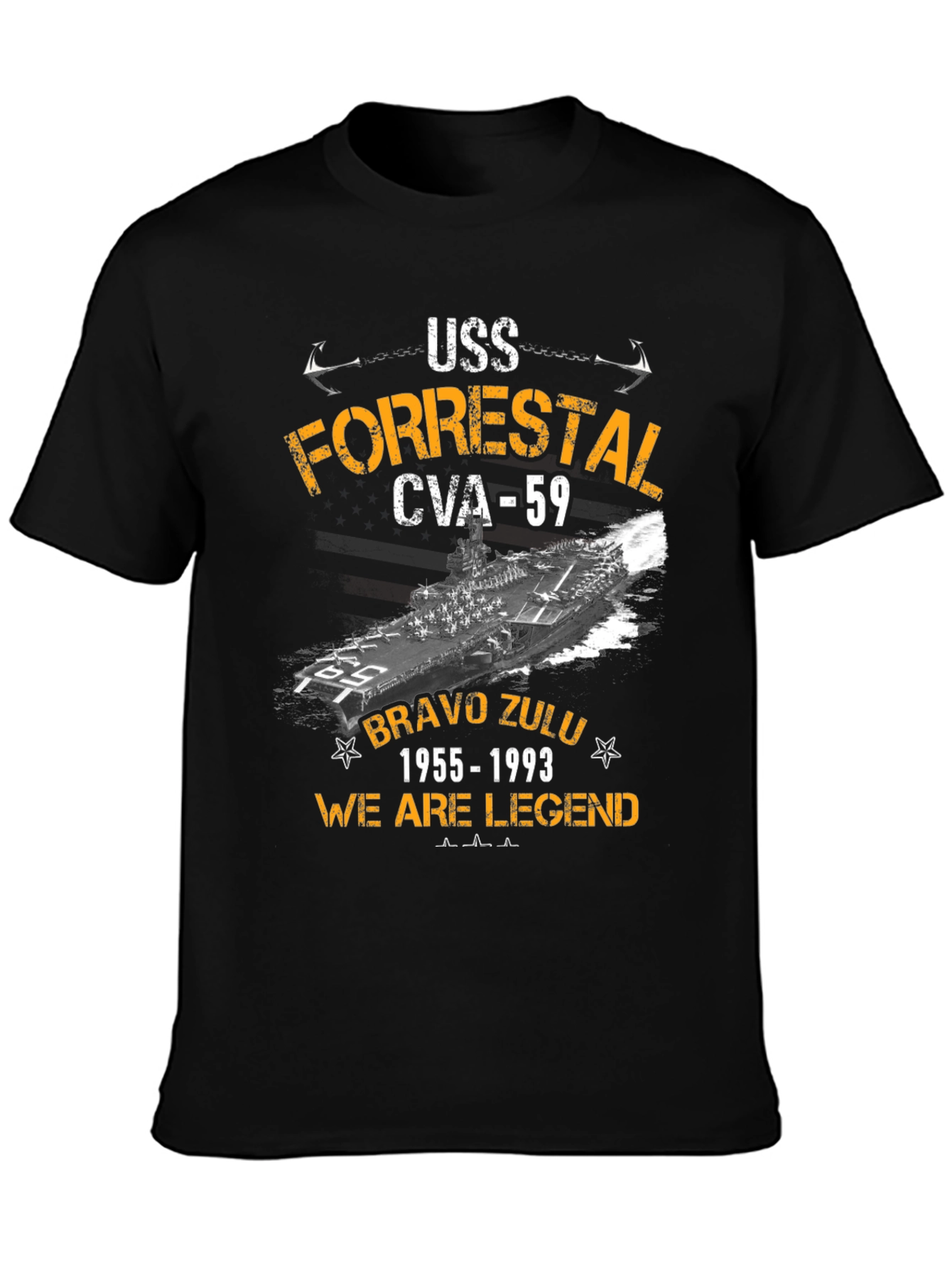 USS Forrestal CVA-59 Graphic Tee