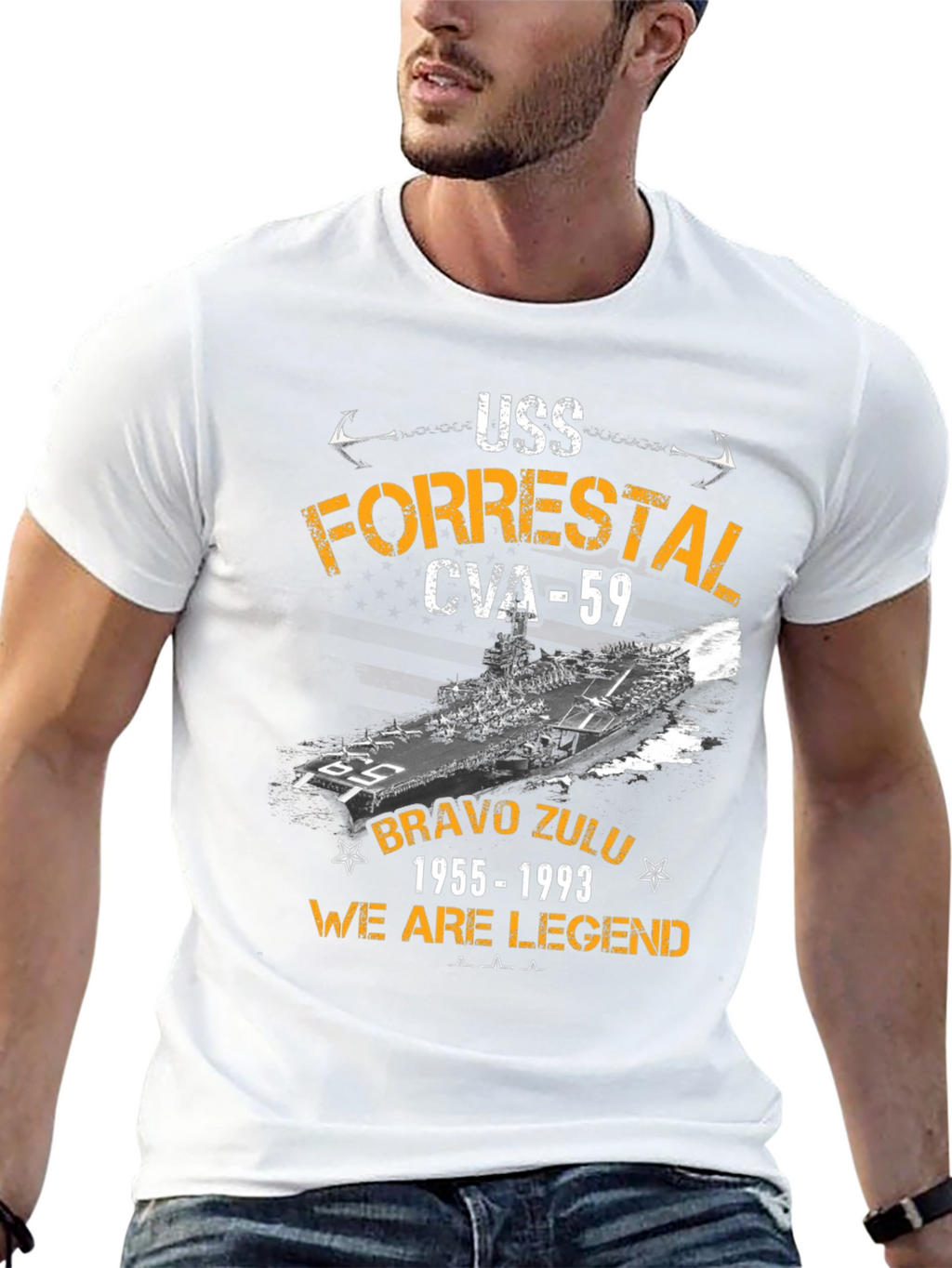 USS Forrestal CVA-59 Graphic Tee