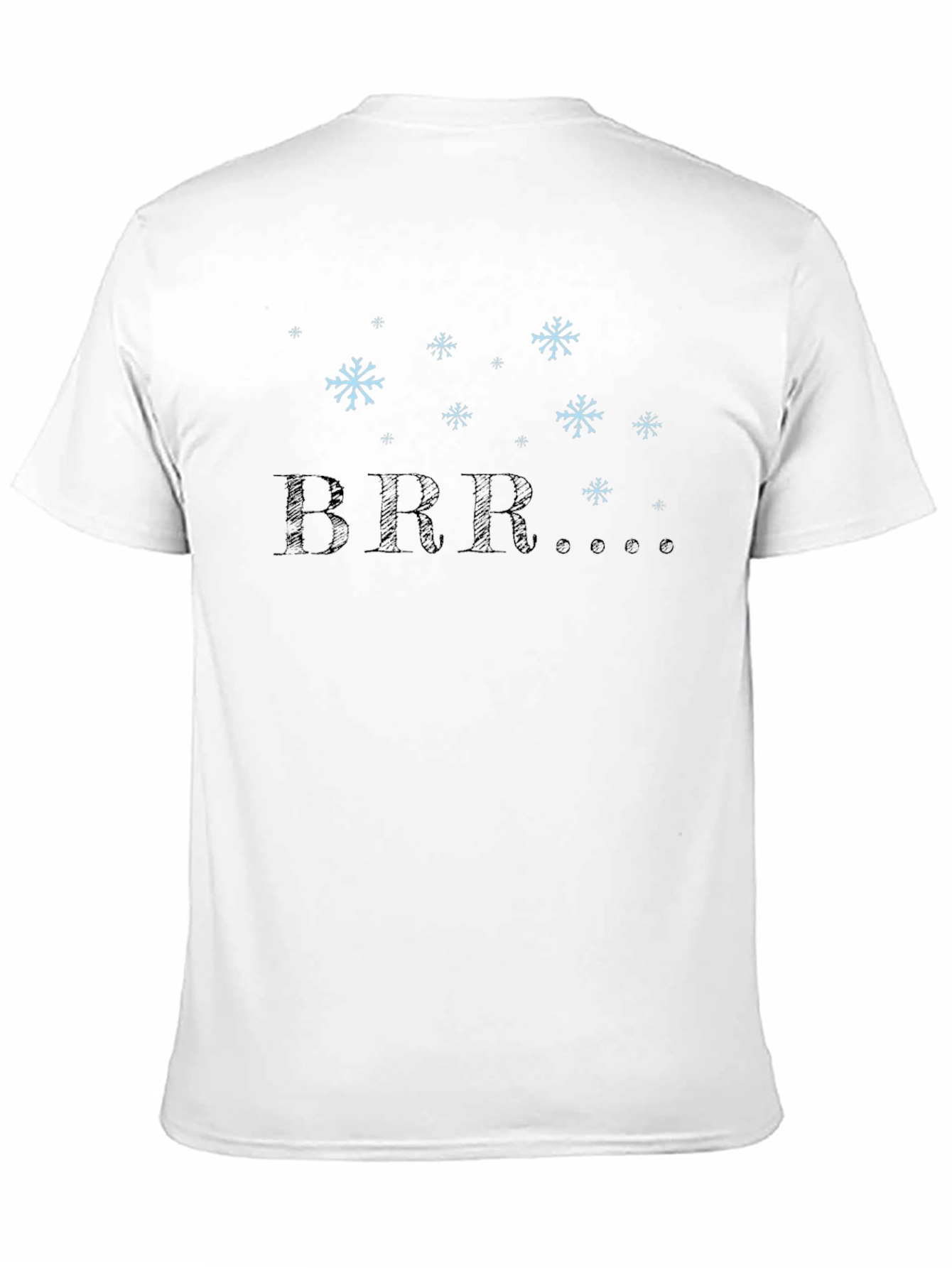 Winter BRR Snowflake Graphic Tee - Black