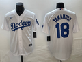 Men's Los Angeles Dodgers Yoshinobu Yamamoto #18 White Home Replica Player Jerseys