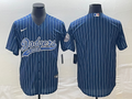 Men's Los Angeles Dodgers Blue Blank Jerseys Joint Edition