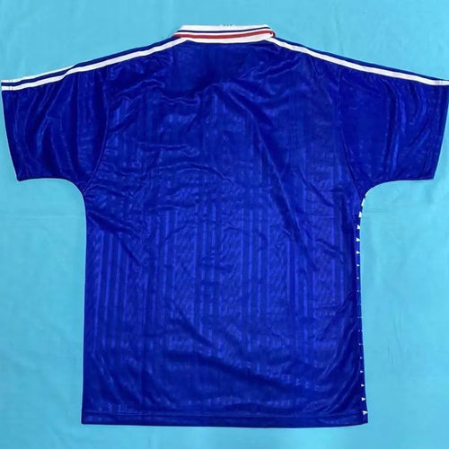 1994 France Home Blue Retro Soccer Jersey Back