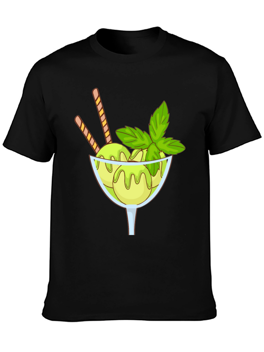 Ice Cream Graphic Tee - Unique Design Soft Fabric