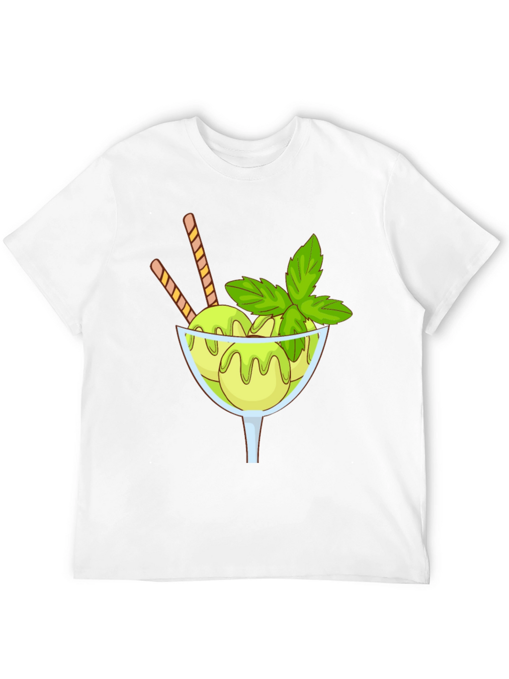 Ice Cream Graphic Tee - Unique Design Soft Fabric