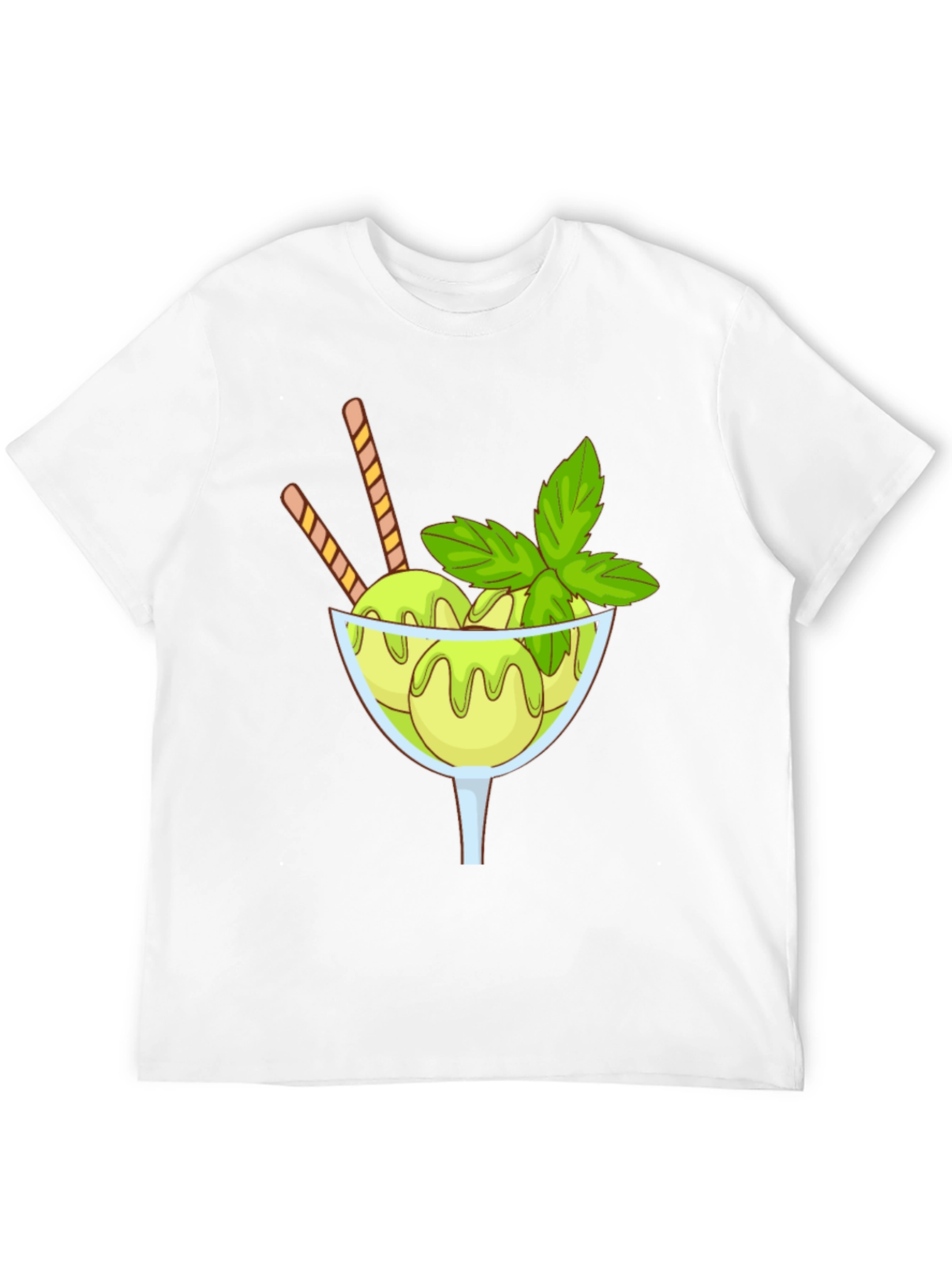 Ice Cream Graphic Tee - Unique Design Soft Fabric