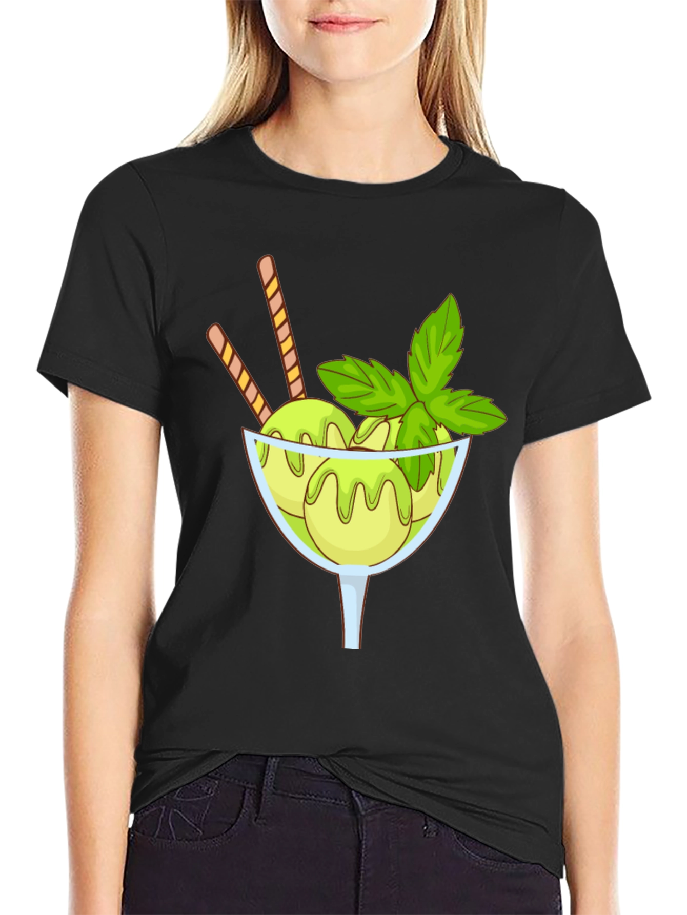 Ice Cream Graphic Tee - Unique Design Soft Fabric