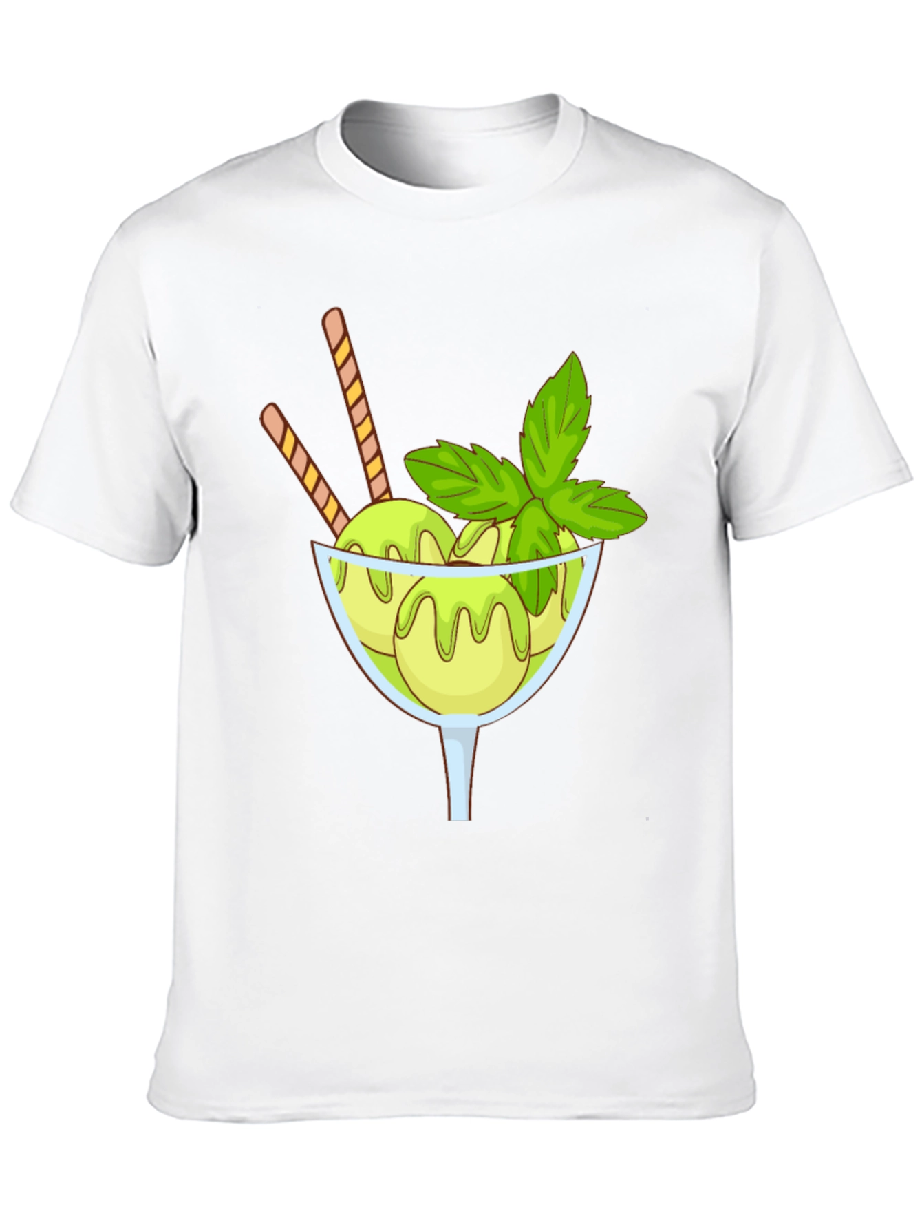 Ice Cream Graphic Tee - Unique Design Soft Fabric