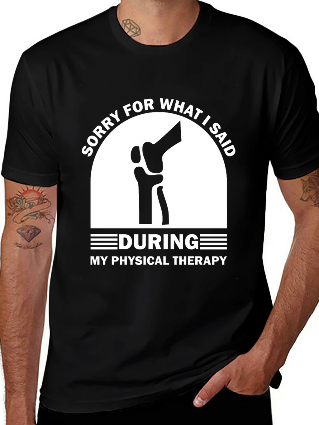 Funny Physical Therapy Apology T-Shirt - Unisex