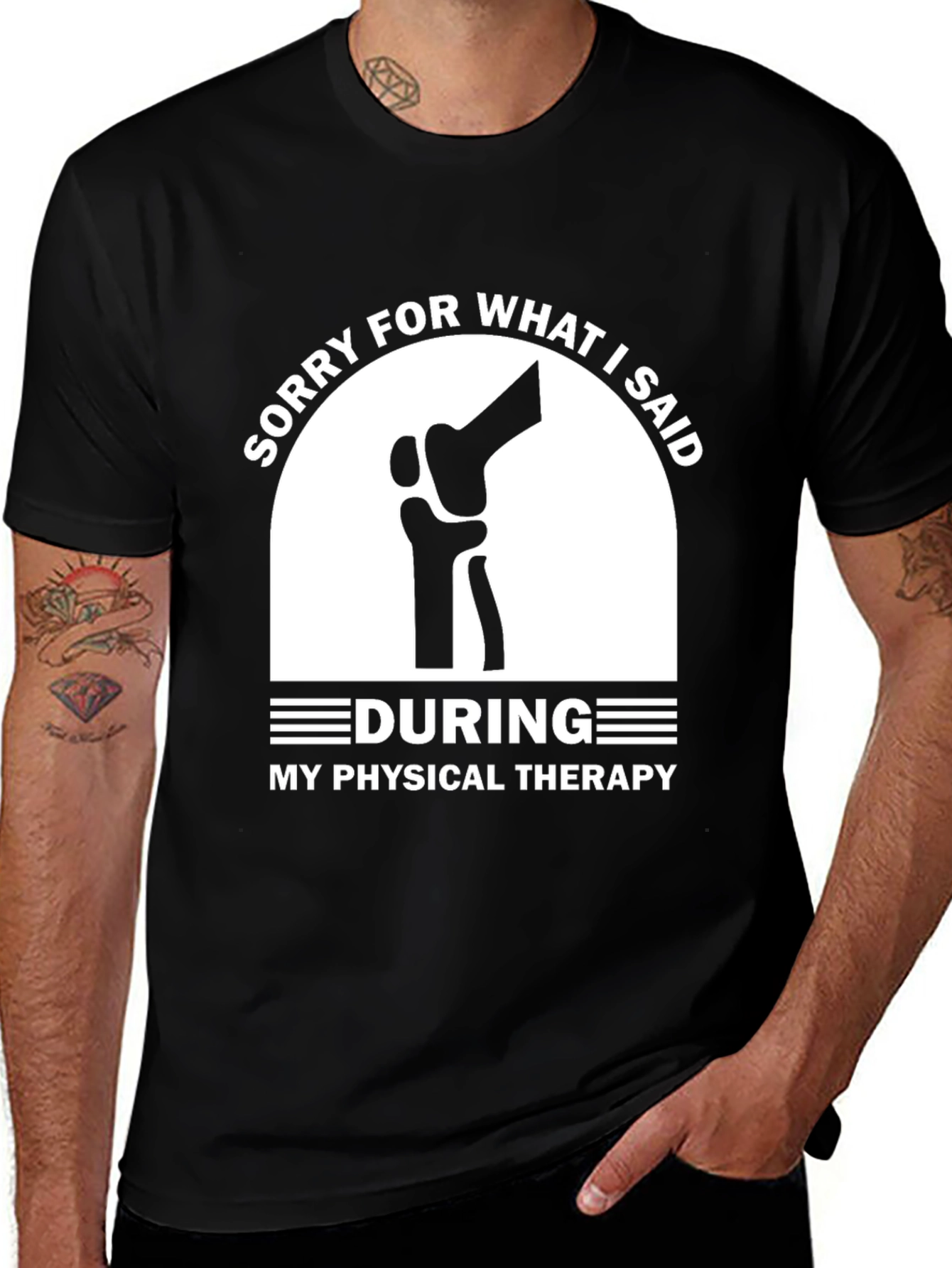 Funny Physical Therapy Apology T-Shirt - Unisex